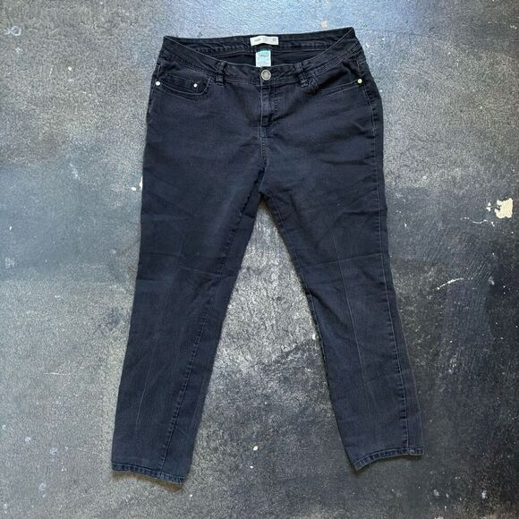 Route 66  Original Clothing Co Women's Skinny Classic Fit Jeans Black Size 10 - Picture 2 of 16